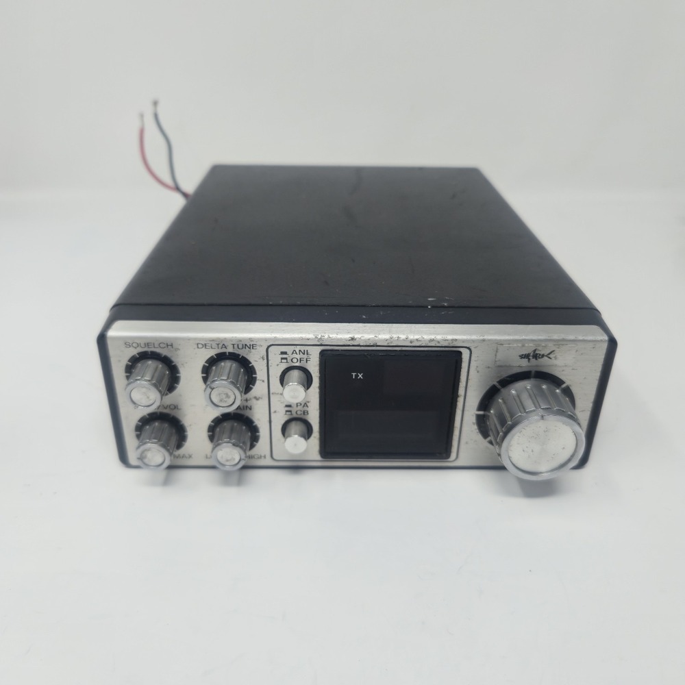 Vintage Shark W-725 40 Channel Mobile CB Radio Transceiver Taiwan Tested Works